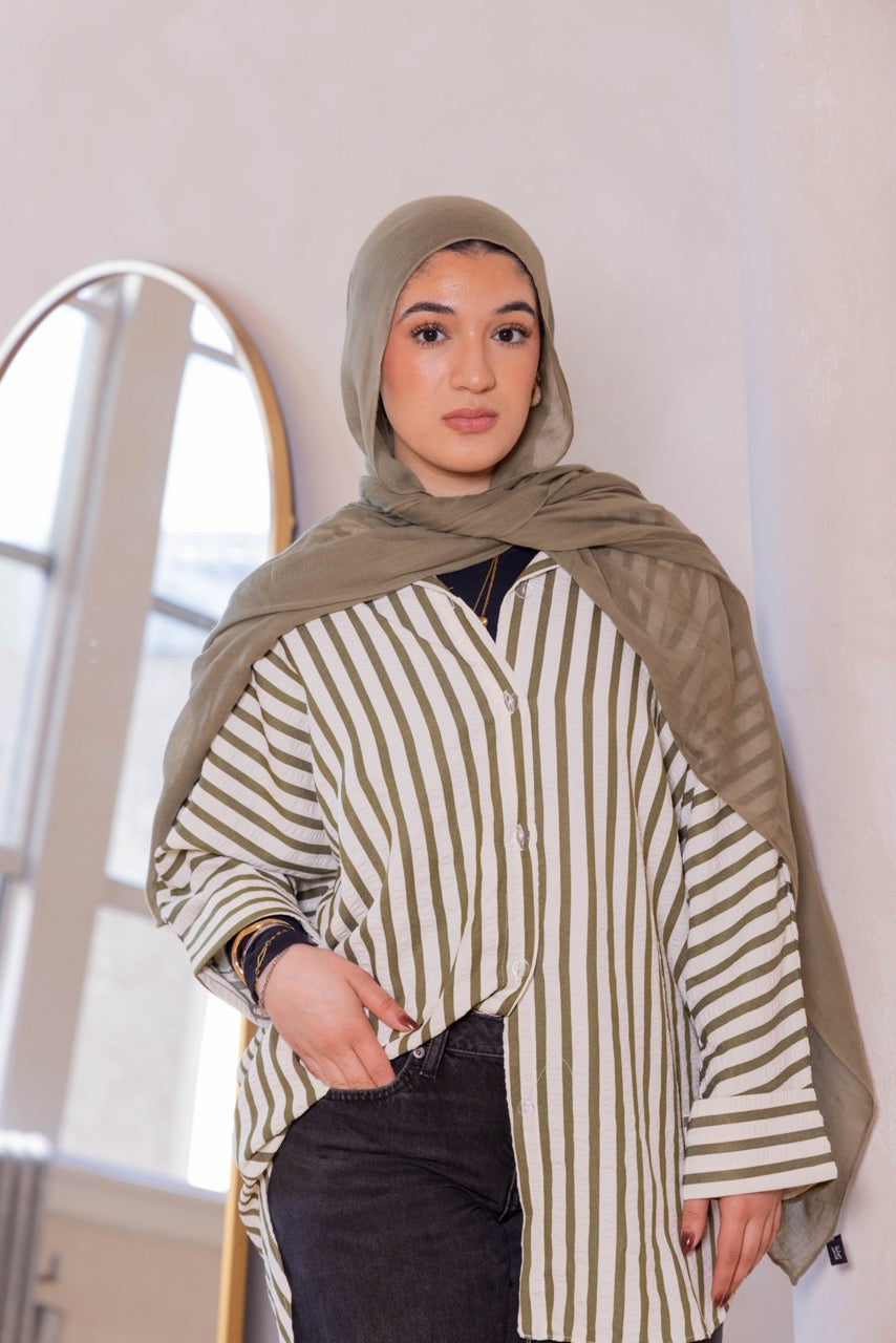 Stripe Button-up