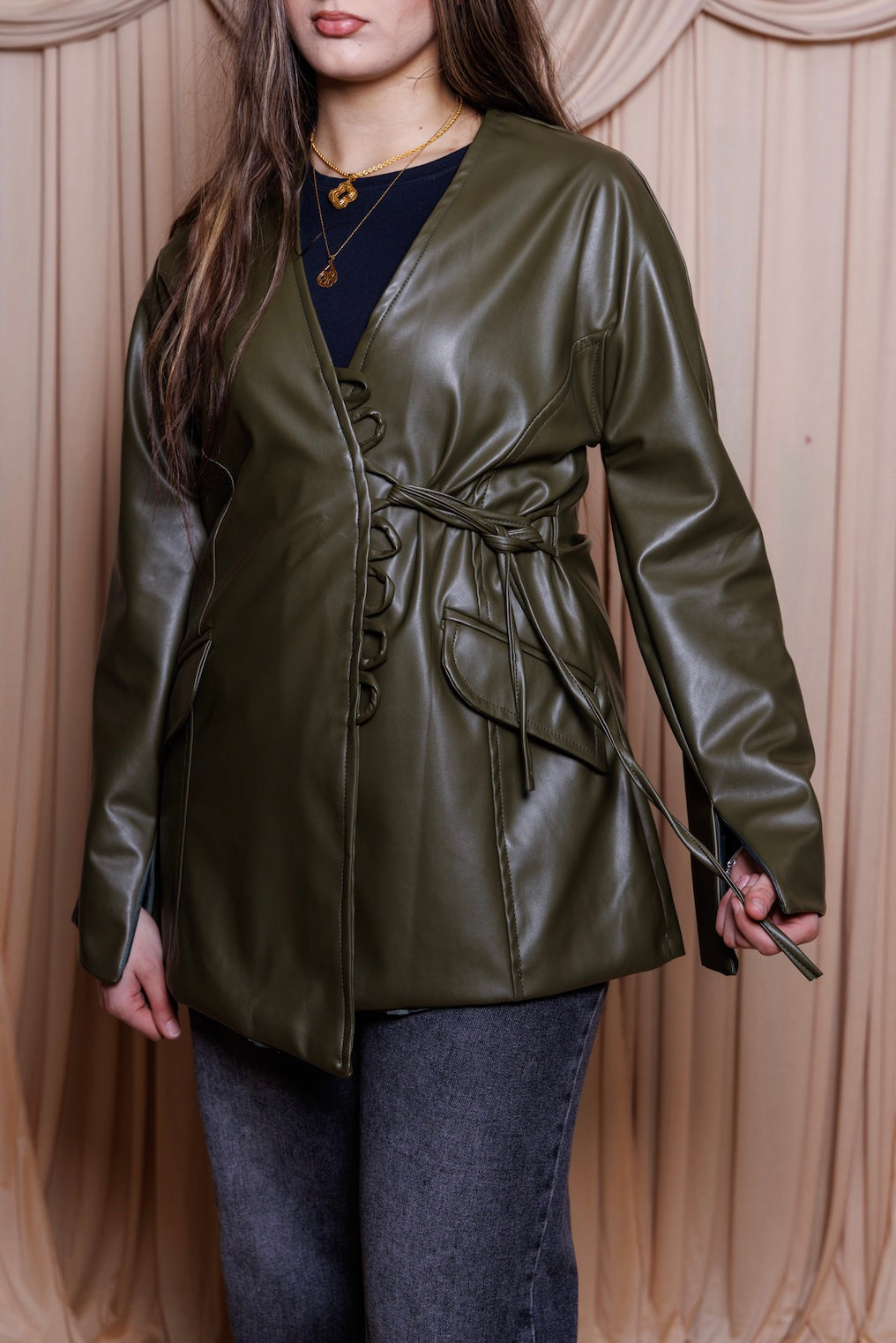 Leather Blazer