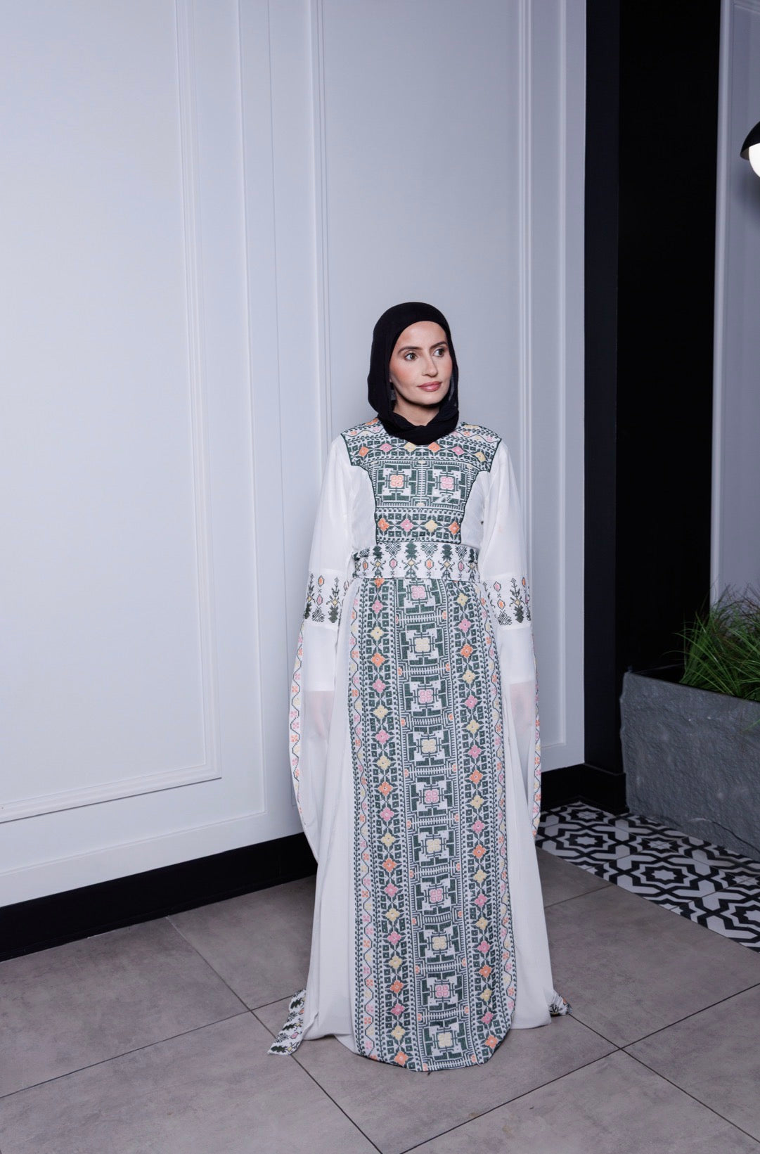 Chiffon Sleeve Thobe