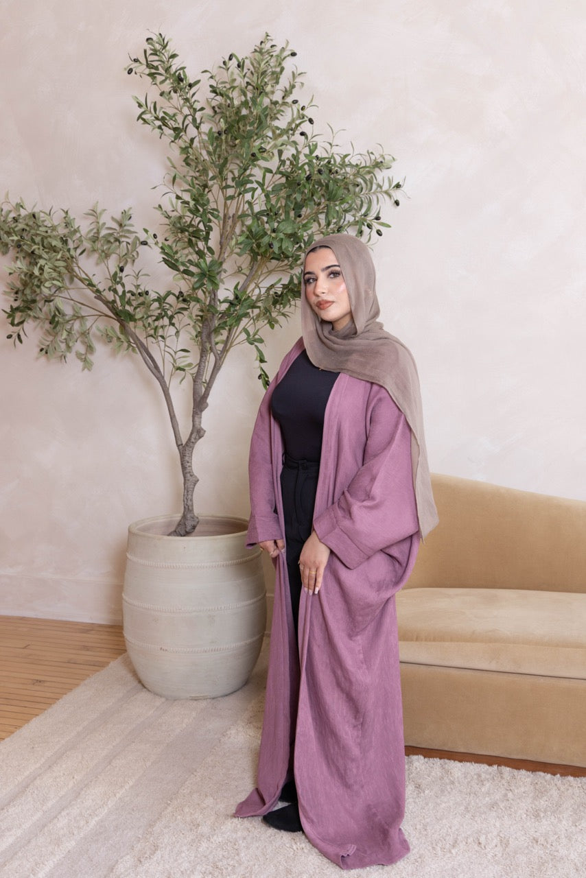 Classic Oversized Open Abaya