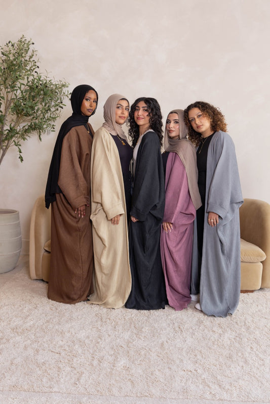 Classic Oversized Open Abaya