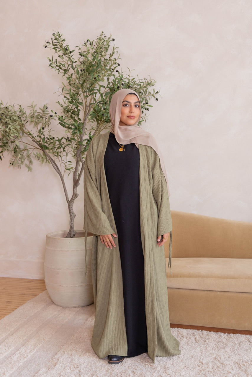 Waffle Abaya