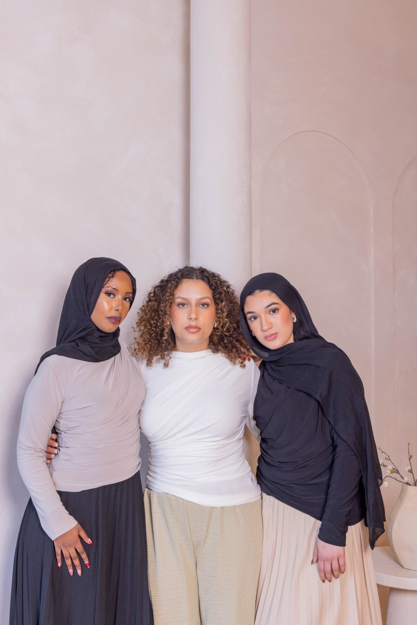 The Pleated Jersey Top