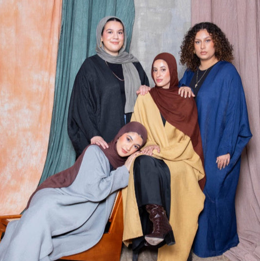 Classic Oversized Open Abaya