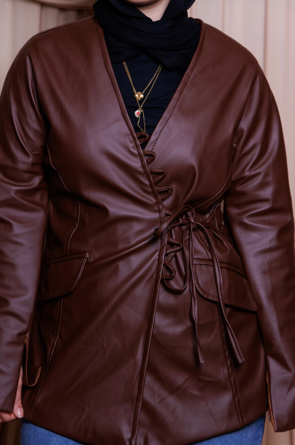 Leather Blazer